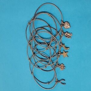 Lot of 11 Y2K Mini Slinky Stretch Bracelets